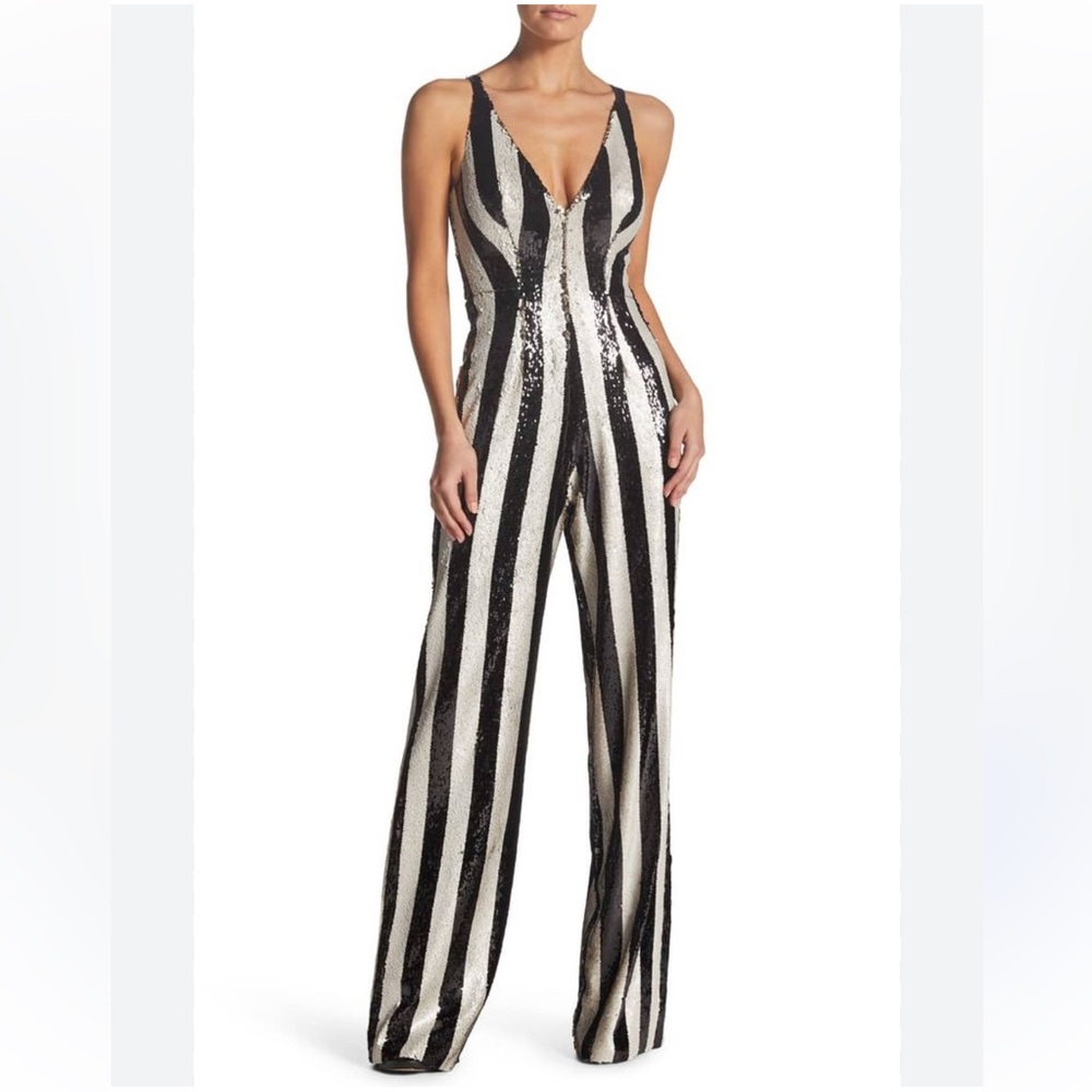 Dress The Population Bobbie Sequin Jumpsuit